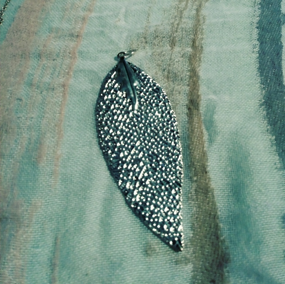 Silver Feather Pendant